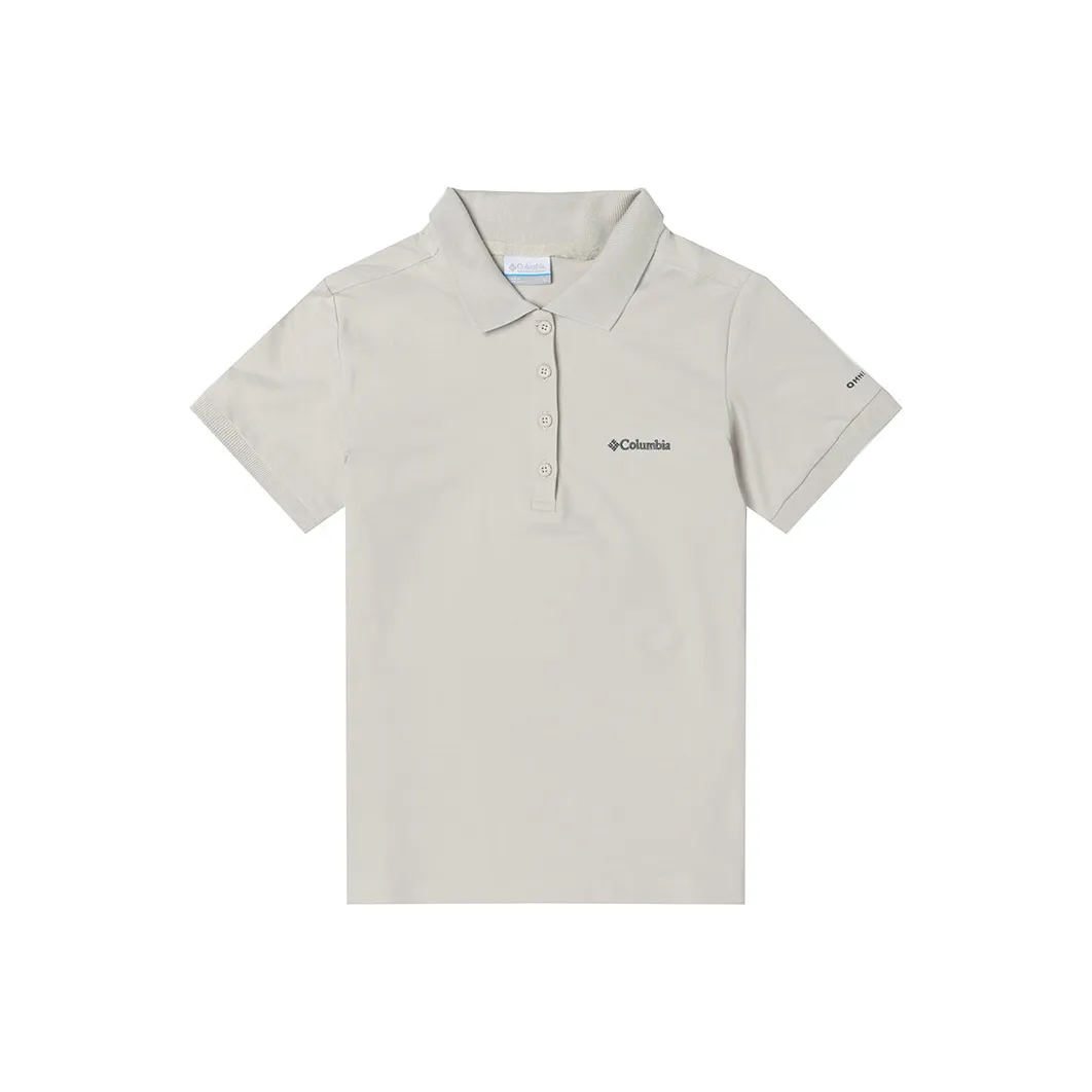 Columbia совместное брендирование Поло Женское Светло-Серое