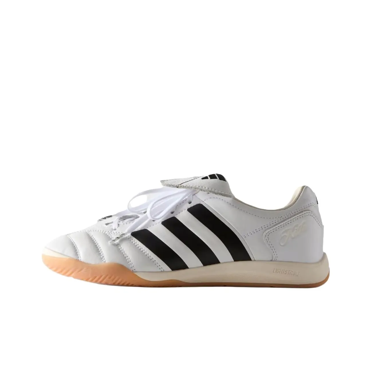KITH x Adidas Predator Slip-resistant Abrasion-resistant Football Cleats Unisex White KITH x Adidas Predator Противоскользящие устойчивые к истиранию футбольные бутсы унисекс белые