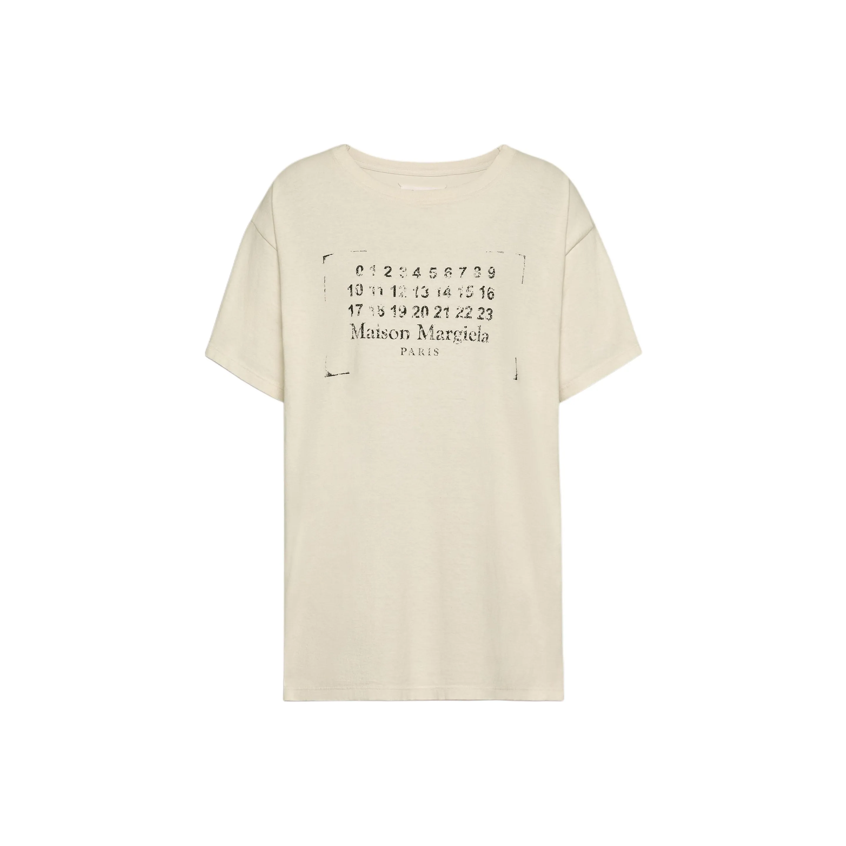 Maison Margiela Ring Spun Jersey T Shirt 'Butter'