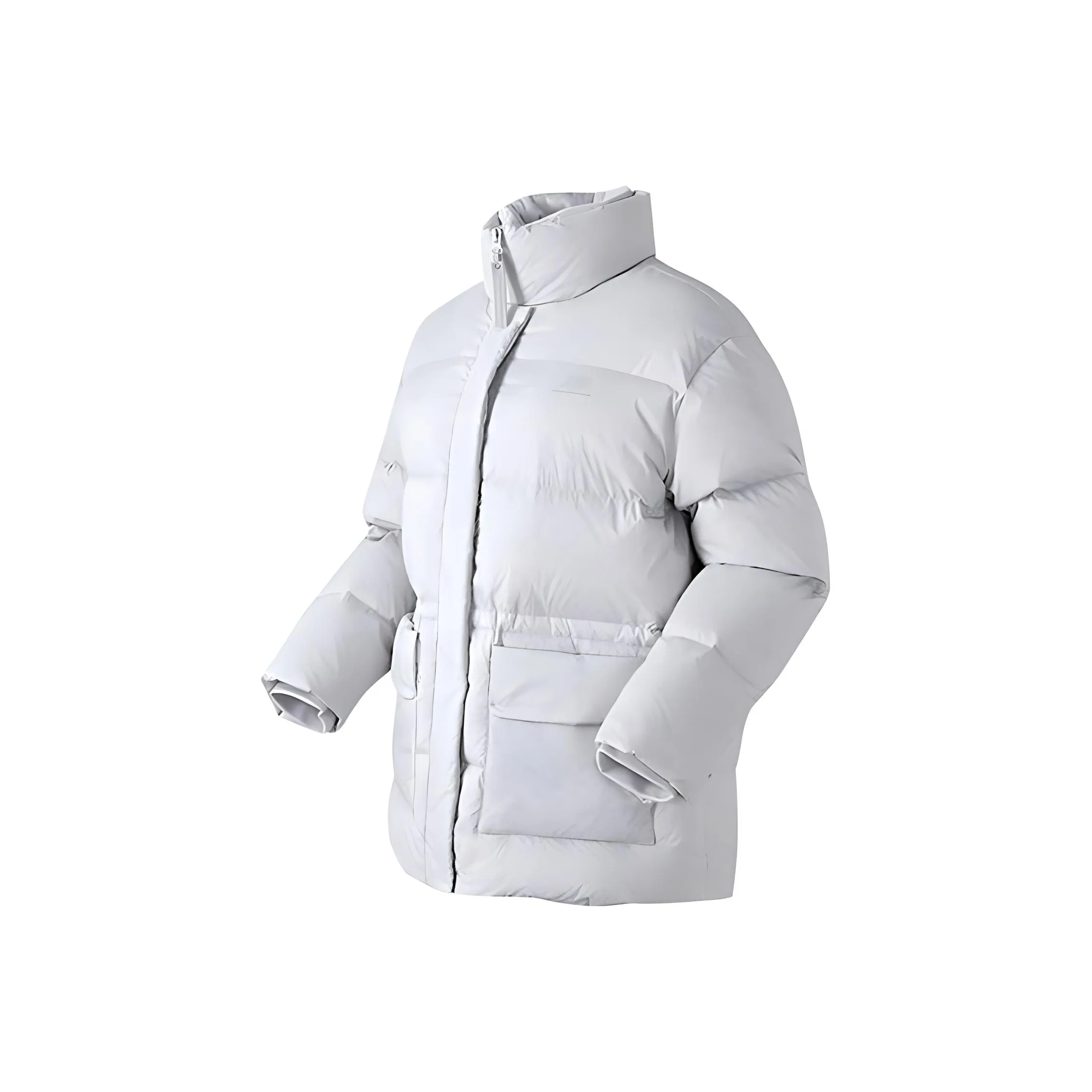 New Balance совместный бренд Pure Mid пуховик женский серый