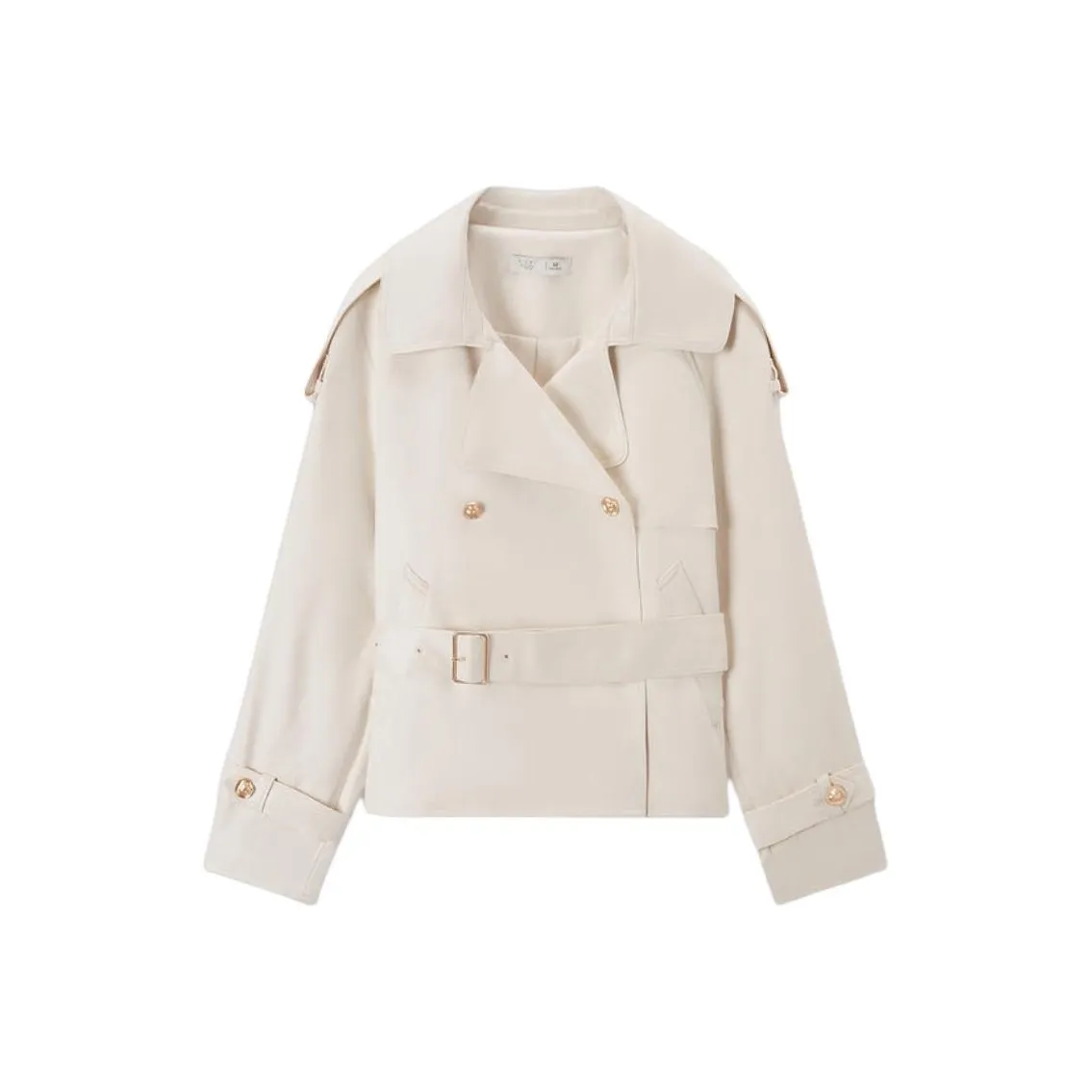 EICHITOO Куртки Пальто Женские Экрю