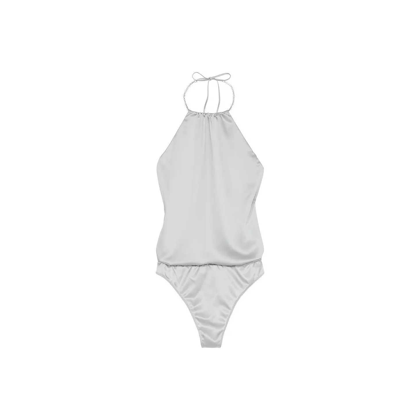 Victoria's Secret Very Sexy TWINKLE Ремень Satin Teddy Серебряный Pearl Jumpsuit Women's Silver Pearl