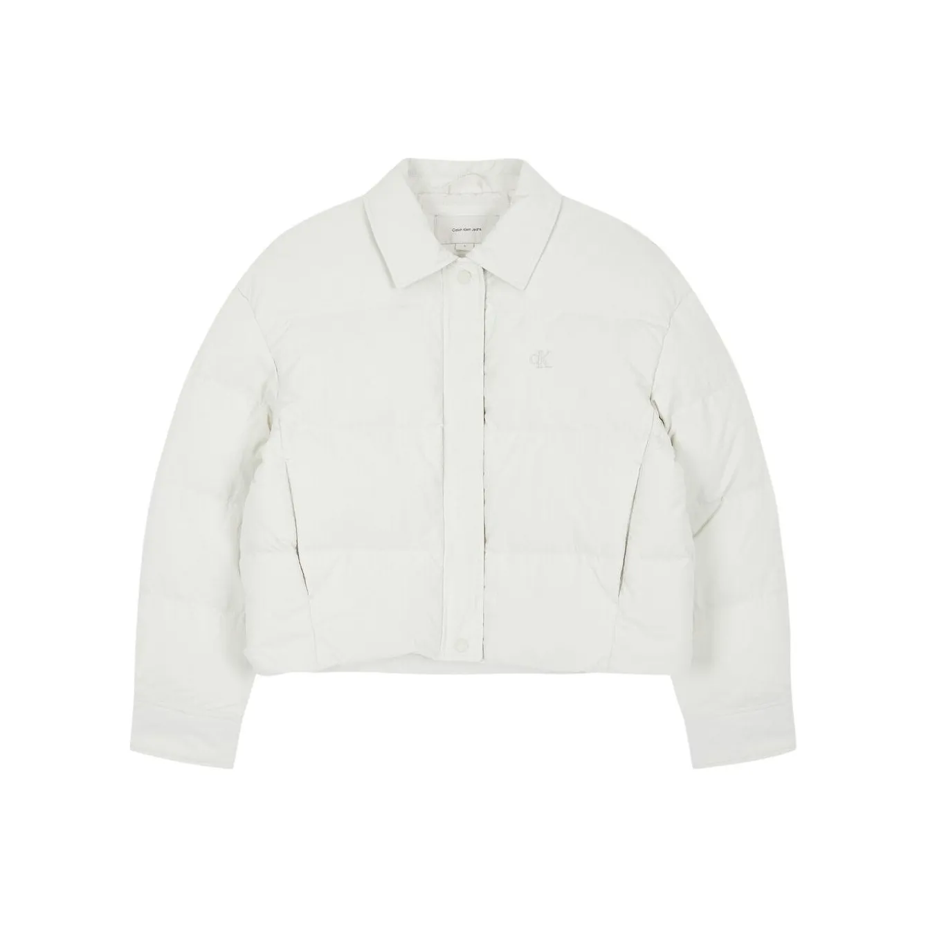 CALVIN KLEIN Пуховик Женский Белый