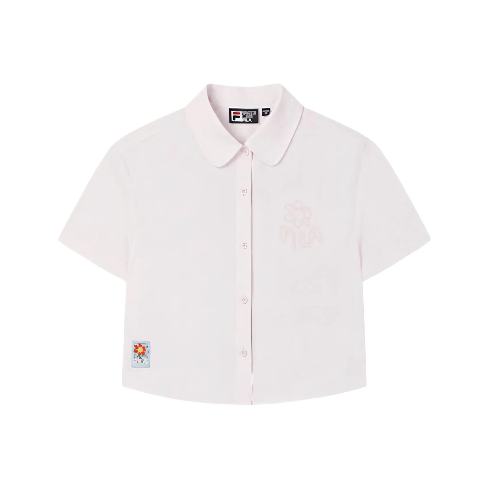 FILA x Tim Lahan Рубашка Женская Розовая