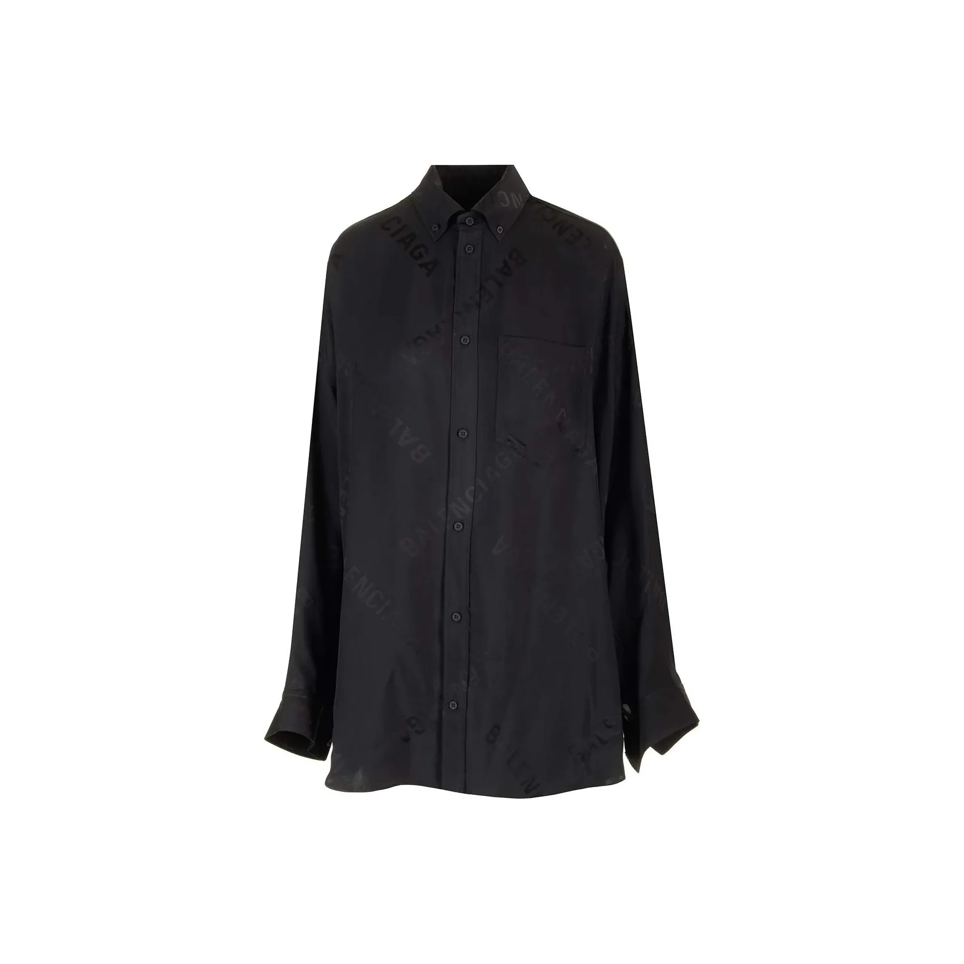 Balenciaga Cocoon Shirt 'Black'