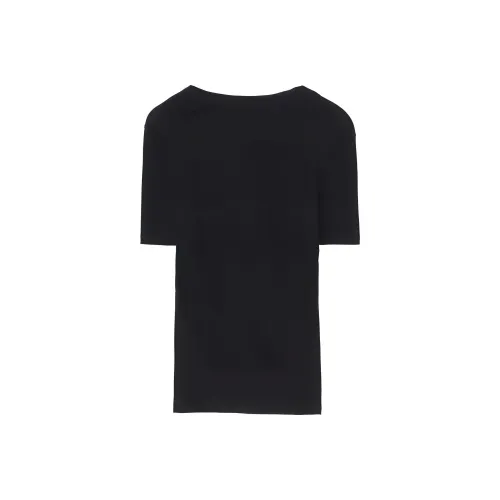 Yohji Yamamoto Черные Женские Футболки