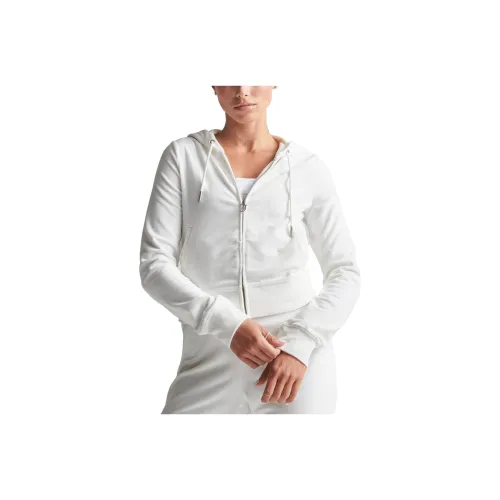 JUICY COUTURE Белый Женские Свитшоты