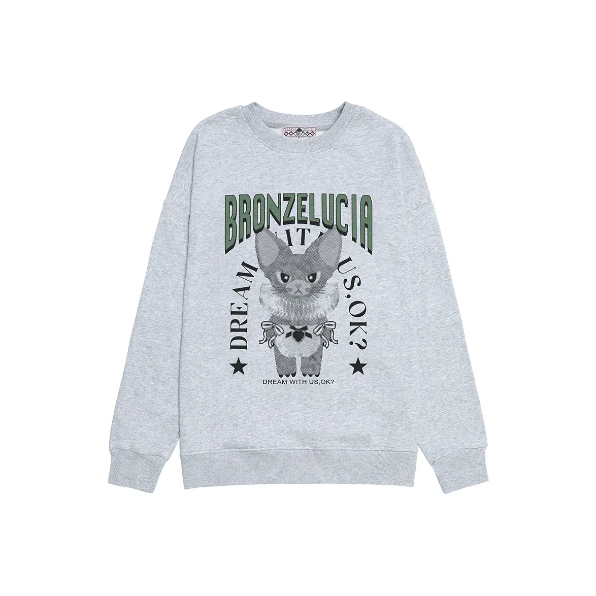 Bronze Lucia Свитшот Унисекс Silver