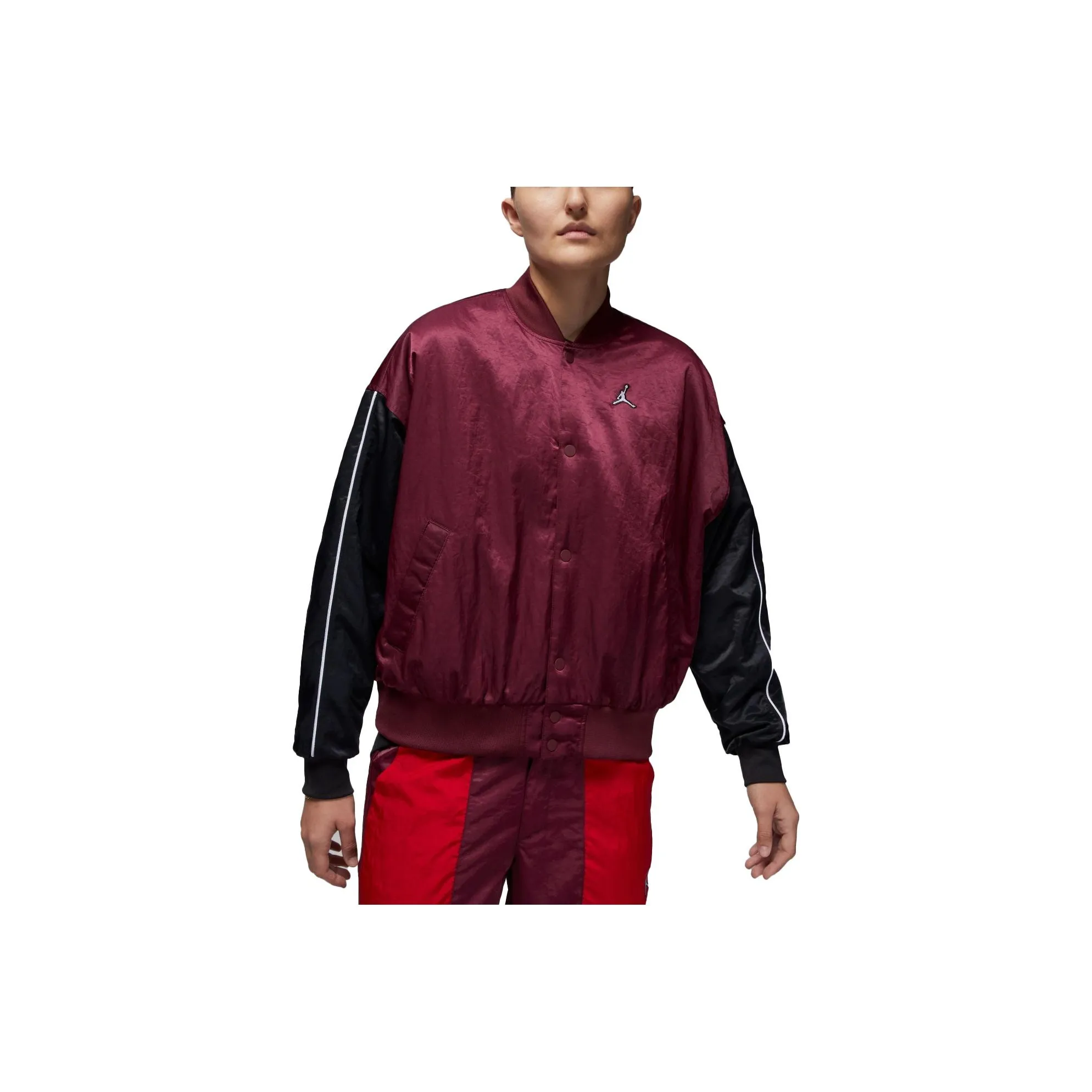 JORDAN Red Women's Jackets Джордан Красный Женские Куртки