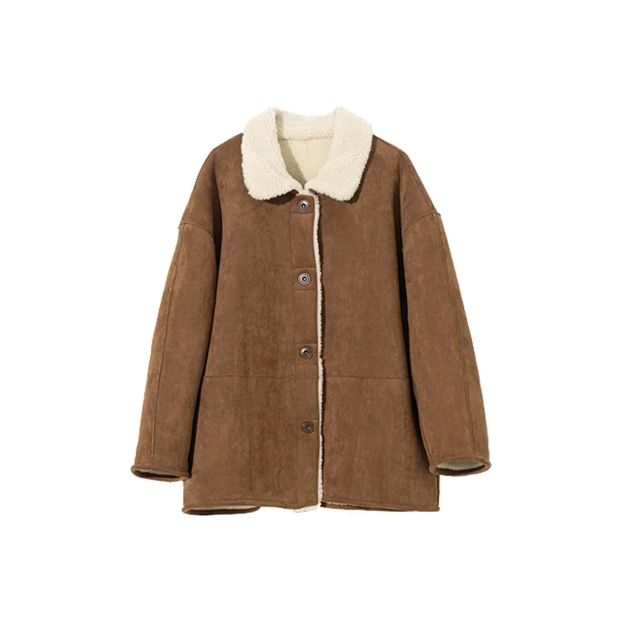 ZIMO Куртки и Пальто Женские Какао-Коричневый