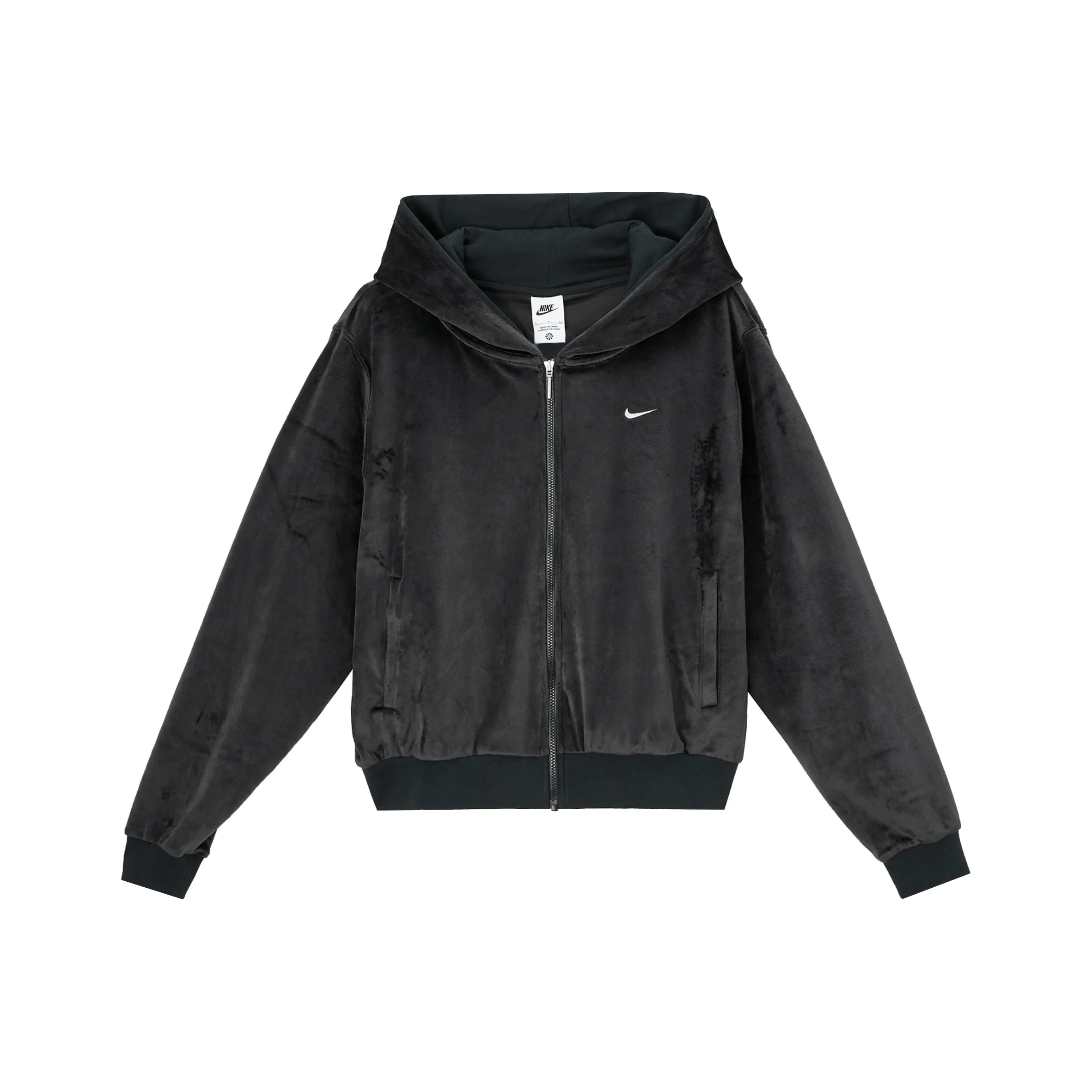 Nike NSW NK CHLL VLR FZ HDY Куртки и пальто Женские Черный