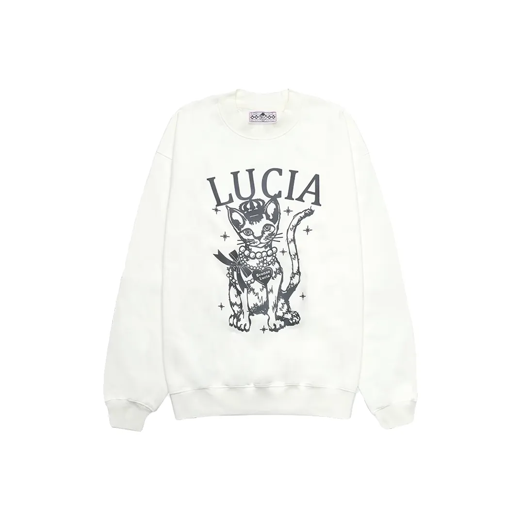 Bronze Lucia Свитшот Унисекс Белый