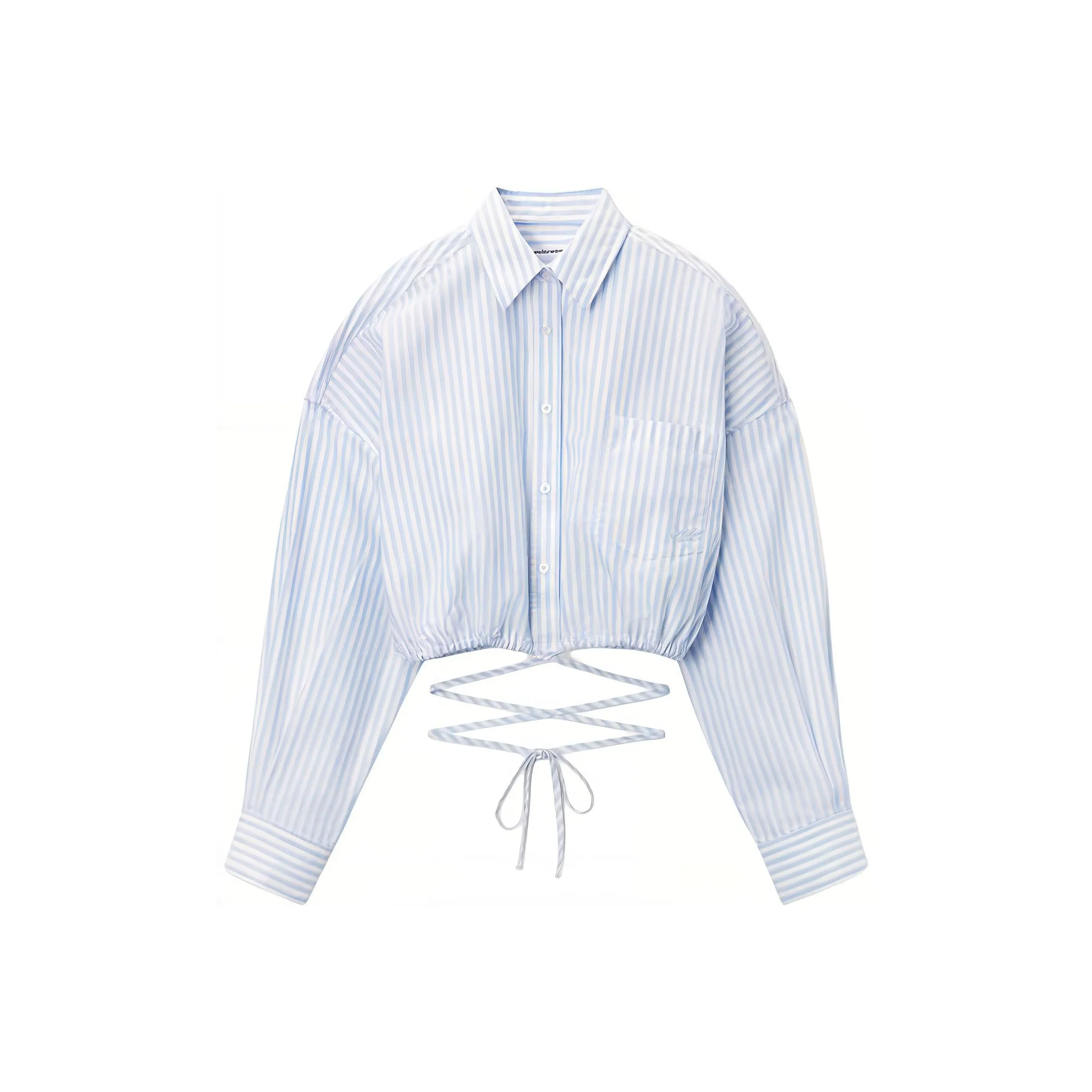 Alexander Wang SS25 Рубашка Женская Синие Розовые