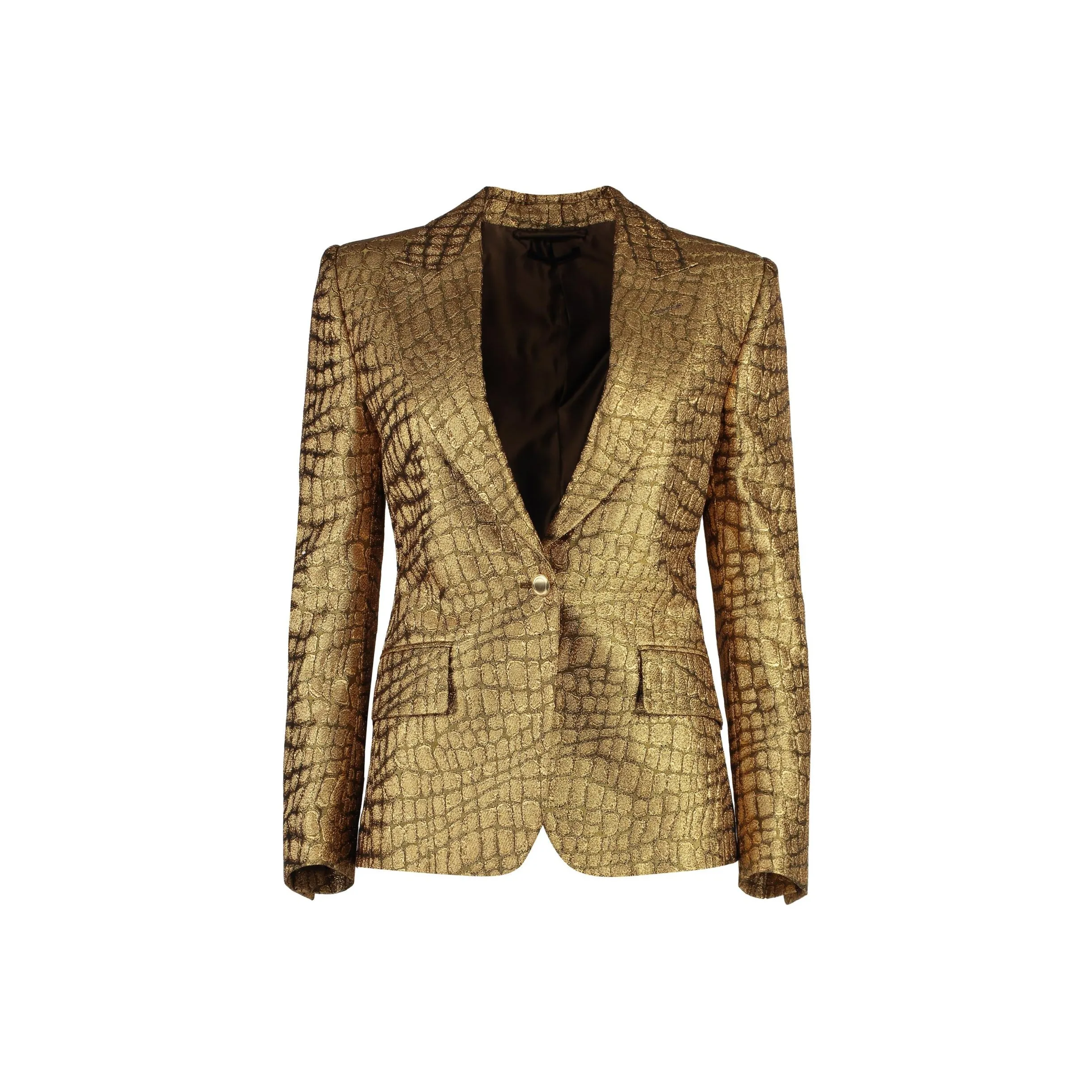 TOM FORD Jacquard Single Breasted Jacket