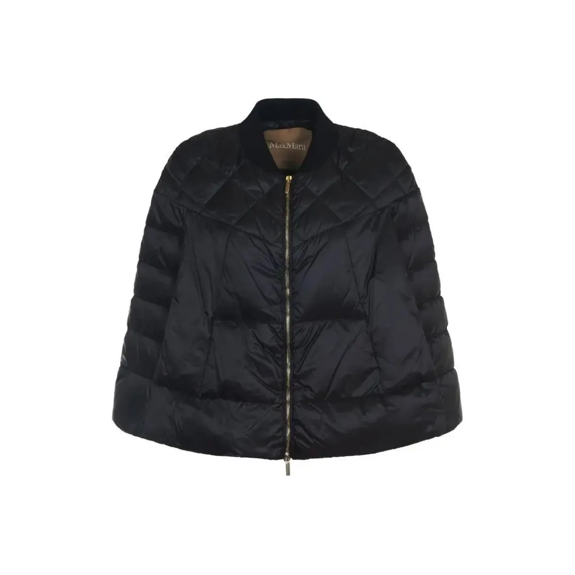 Max Mara Quilted Cape Jacket