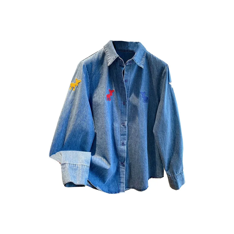 COVT Джинсовая рубашка Женские рубашки