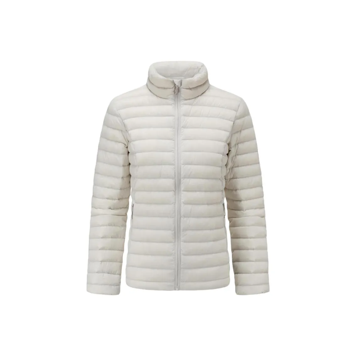 DECATHLON FORCLAZ TREK100 Down Jacket Women's Lunar Rock Gray