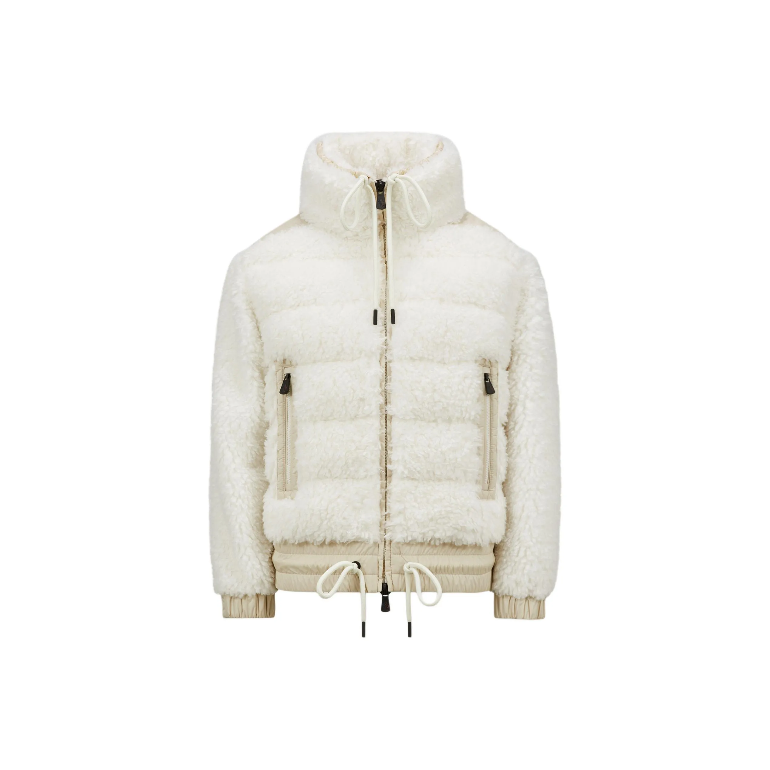 Moncler Grenoble Fur Effect Puffer Jacket