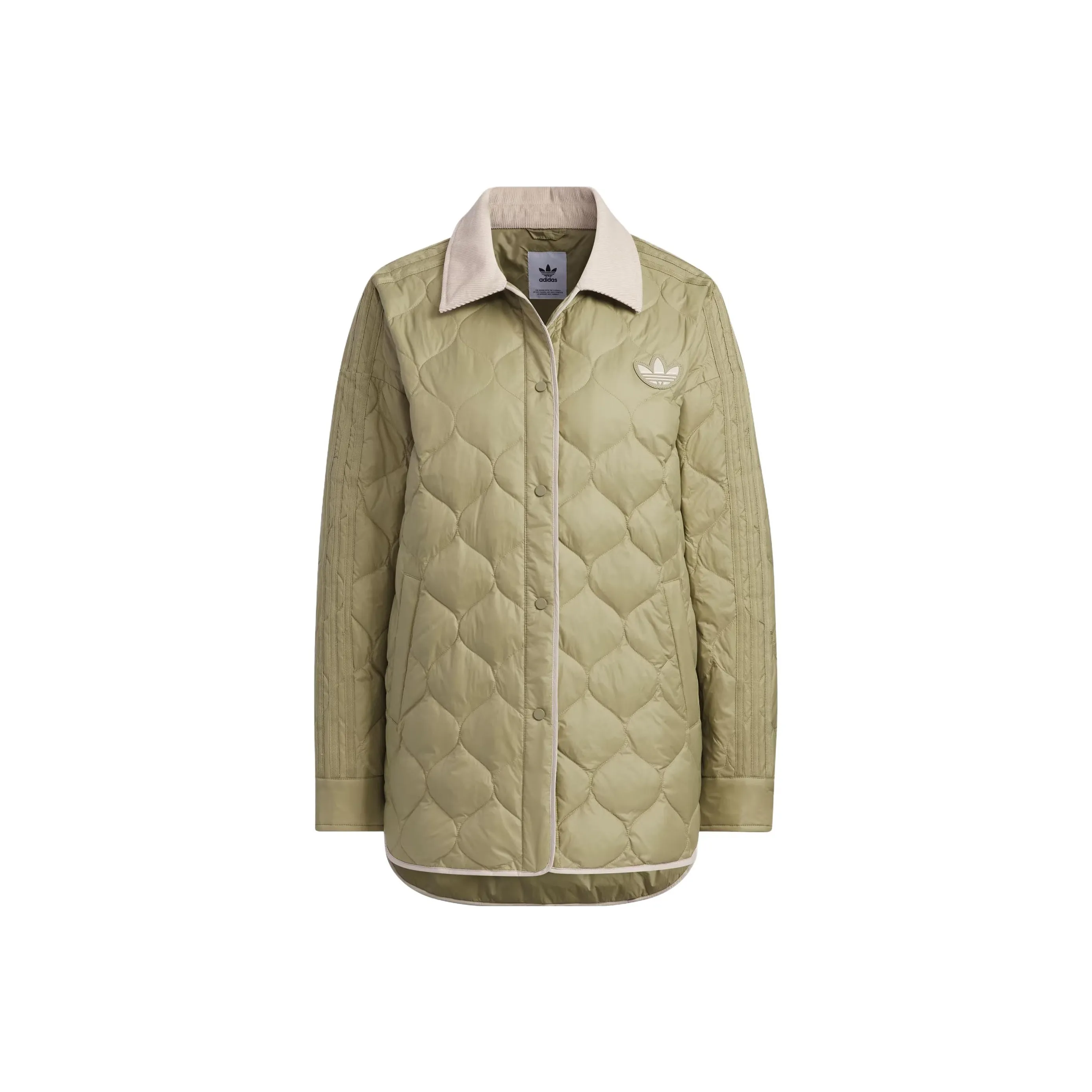 Adidas Originals Пуховик Женские Зеленый