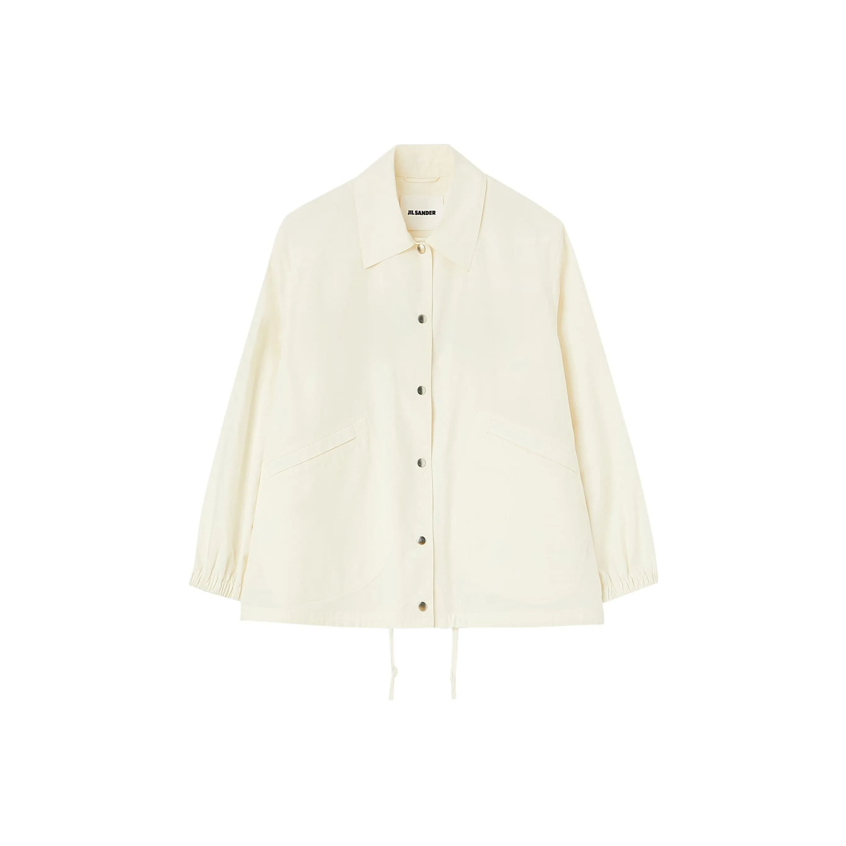 JIL SANDER Logo print Cotton Shirt Jacket