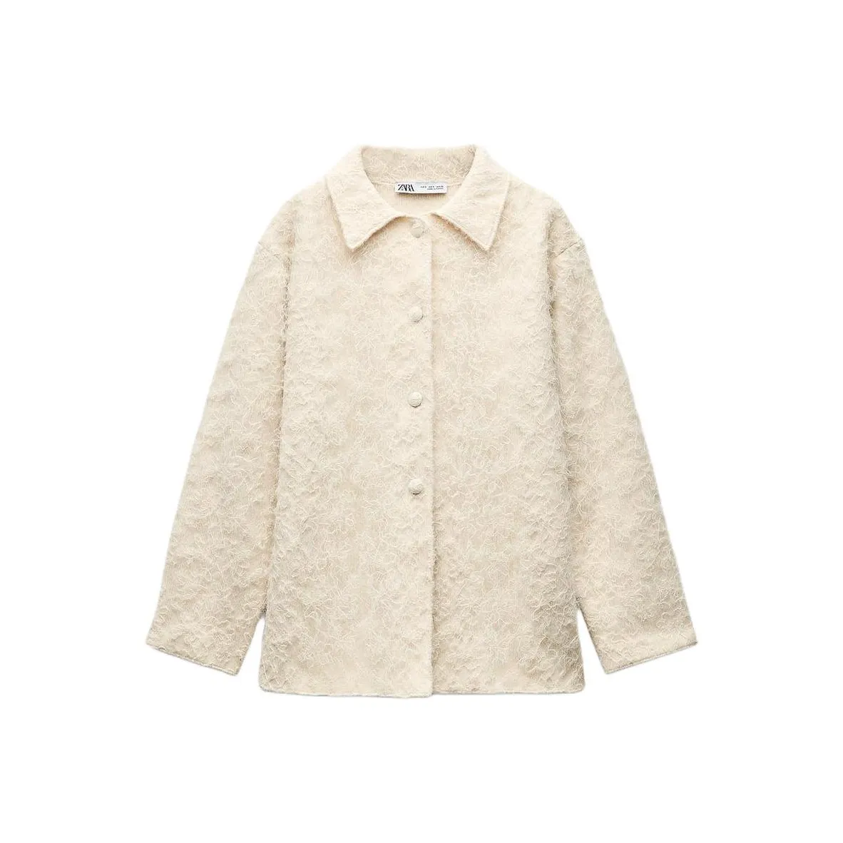 ZARA Куртки Пальто Женские Белые