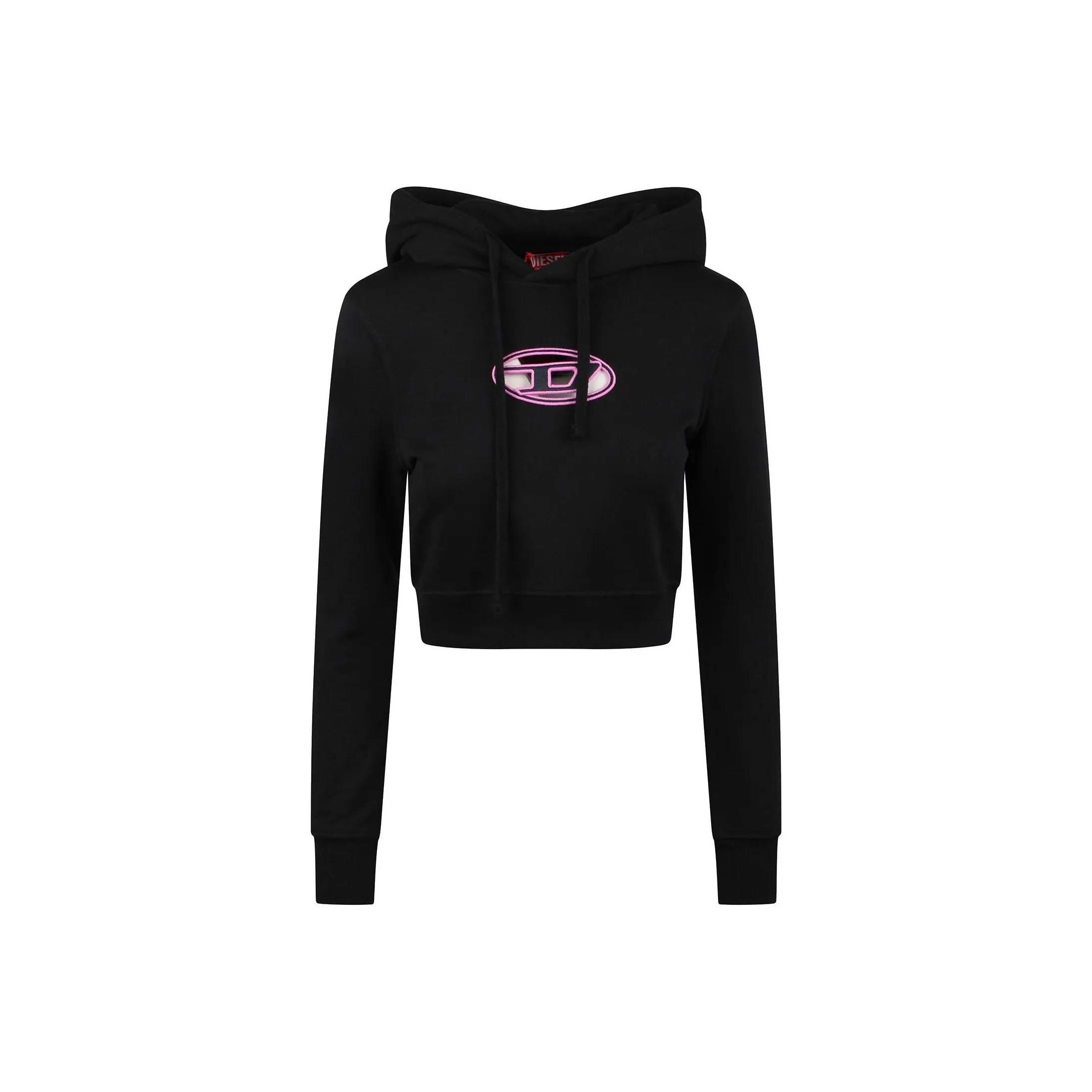 DIESEL F Slimmy Hood Od Cut Out Oval D Logo Hoodie