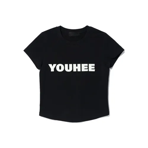 YOUHEE Черные Женские Футболки