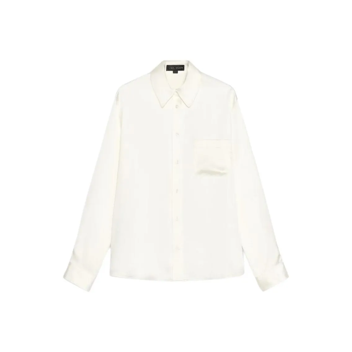 ZARA Valentine's Day Collection SS25 Shirt Women's Frosted White