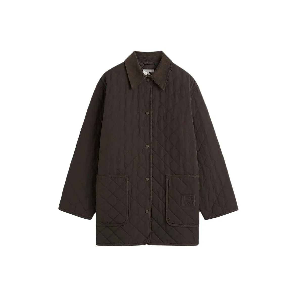 Totême Diamond Quilted Buttoned Jacket