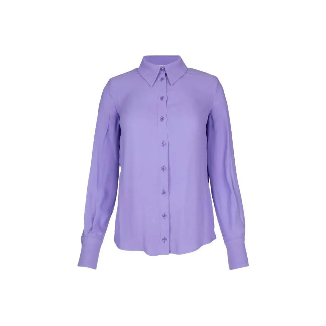 Elisabetta Franchi Logo Printed Long Sleeved Blouse