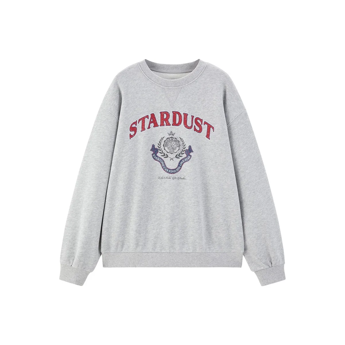 LEDIN Sweatshirt Women's Plain Gray