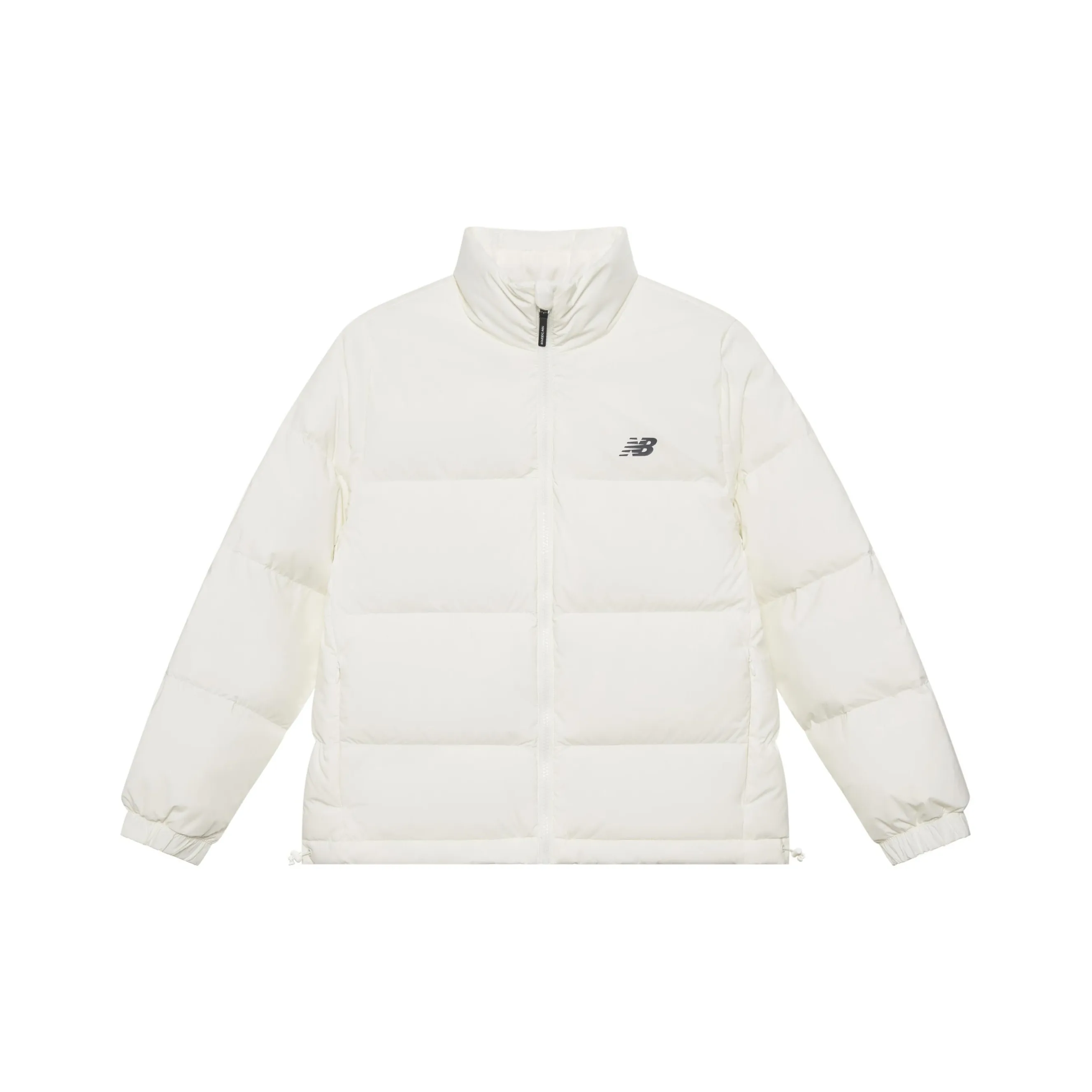 New Balance совместная серия Sports Life Воротник-стойка Утиный пух без капюшона Базовый С наполнителем Пуховик Женские Слоновая кость