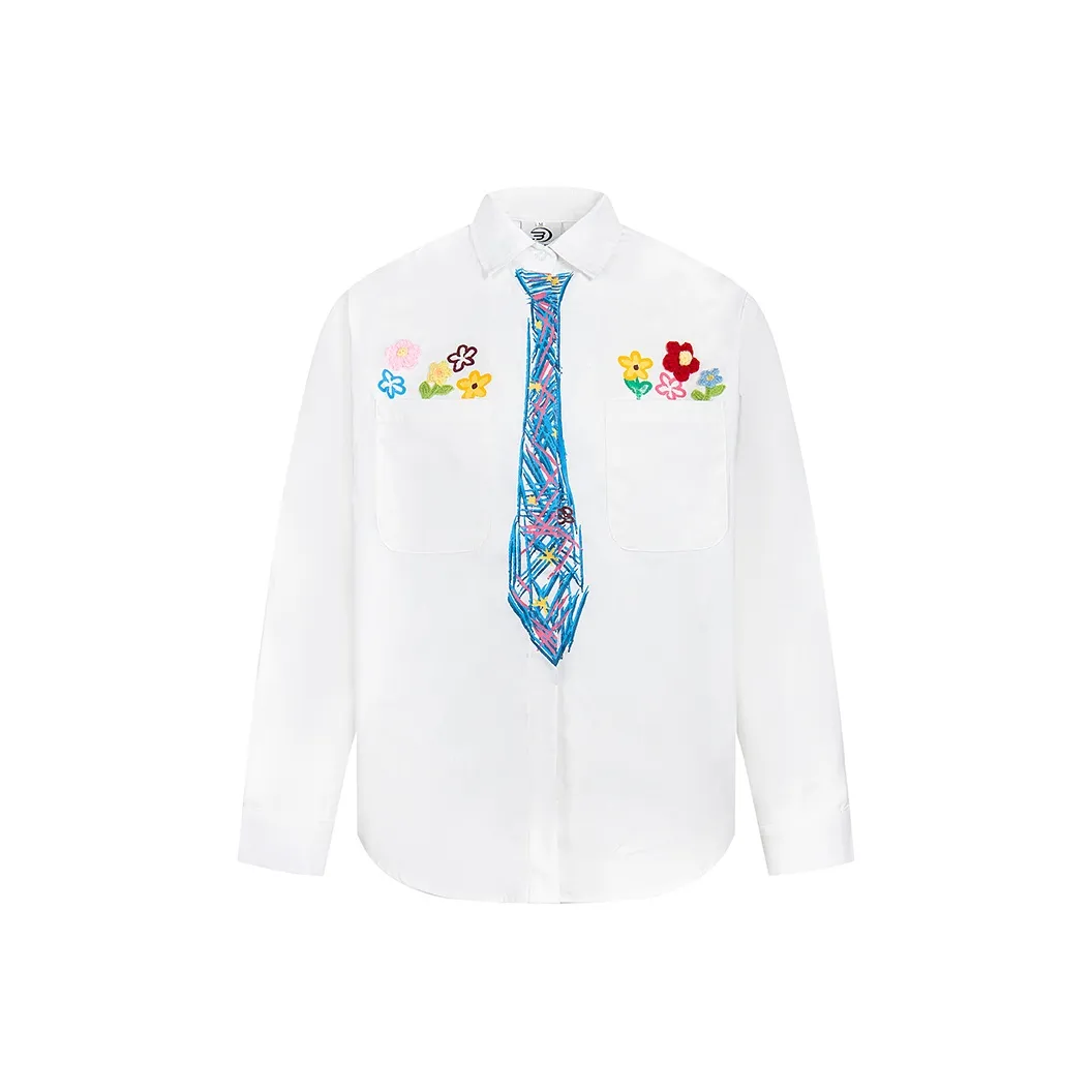 CUWU Рубашка Веселье Длинный рукав Топ Унисекс