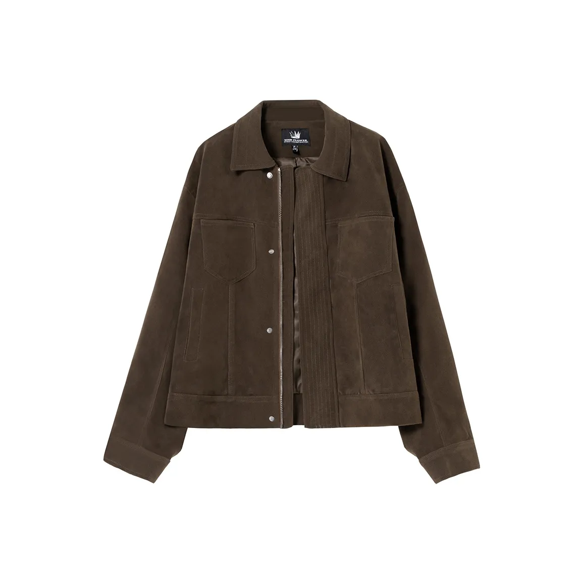 SOON FLOWER Jackets & Coats Unisex Coffee