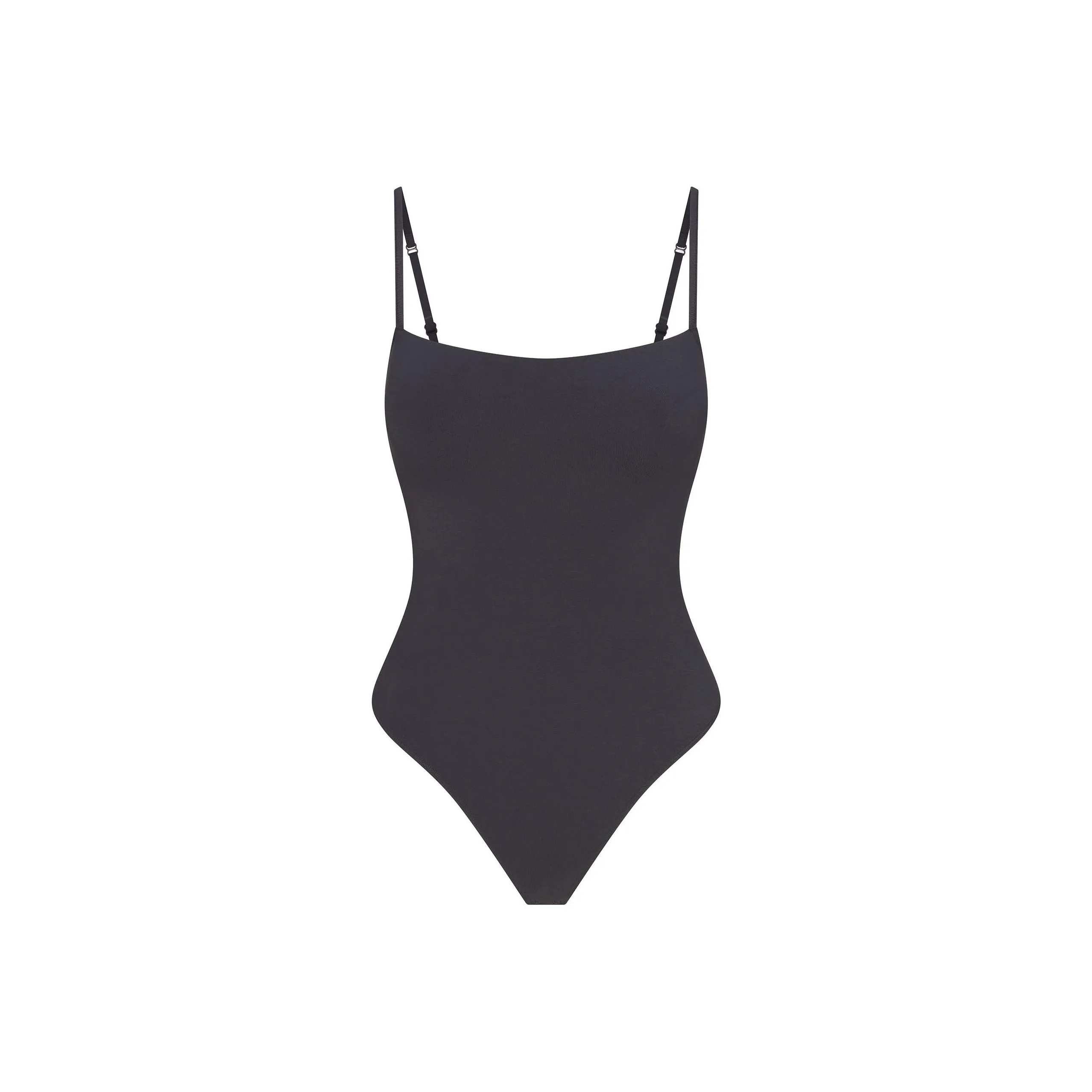 SKIMS SS25 SMOOTH LAYERS CAMI BODYSUIT Комбинезон Женский Graphite Graphite