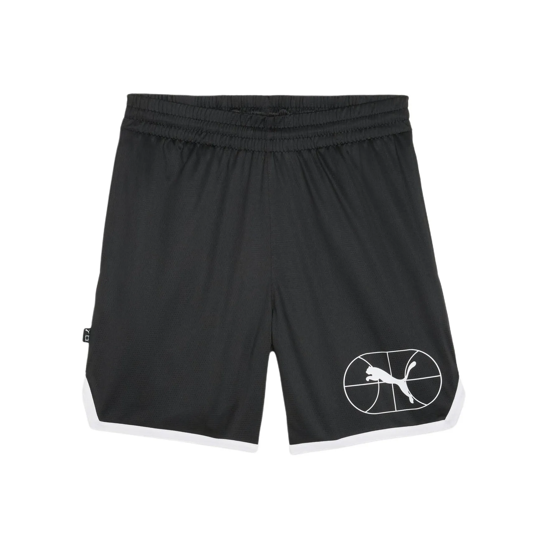 PUMA SHORT JUNIOR VARSITY Баскетбольные шорты Мужской Черный 01