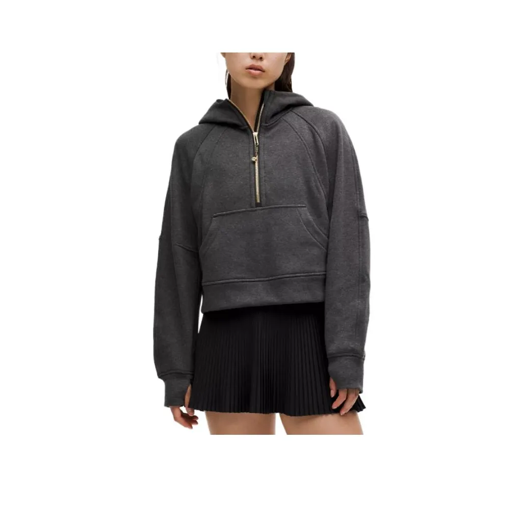Lululemon Scuba Oversized Half Zip Hoodie Plush Sweatshirt Women's
