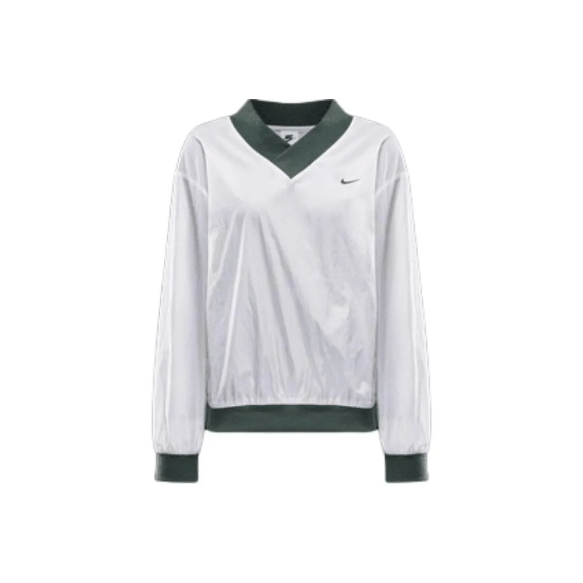 Nike Sportswear Essential Women's Loose Uv Woven Long Sleeve V Neck Top