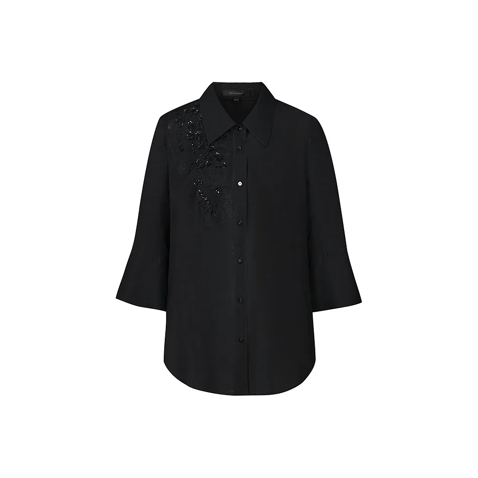 Firststation Рубашка Женская Черная
