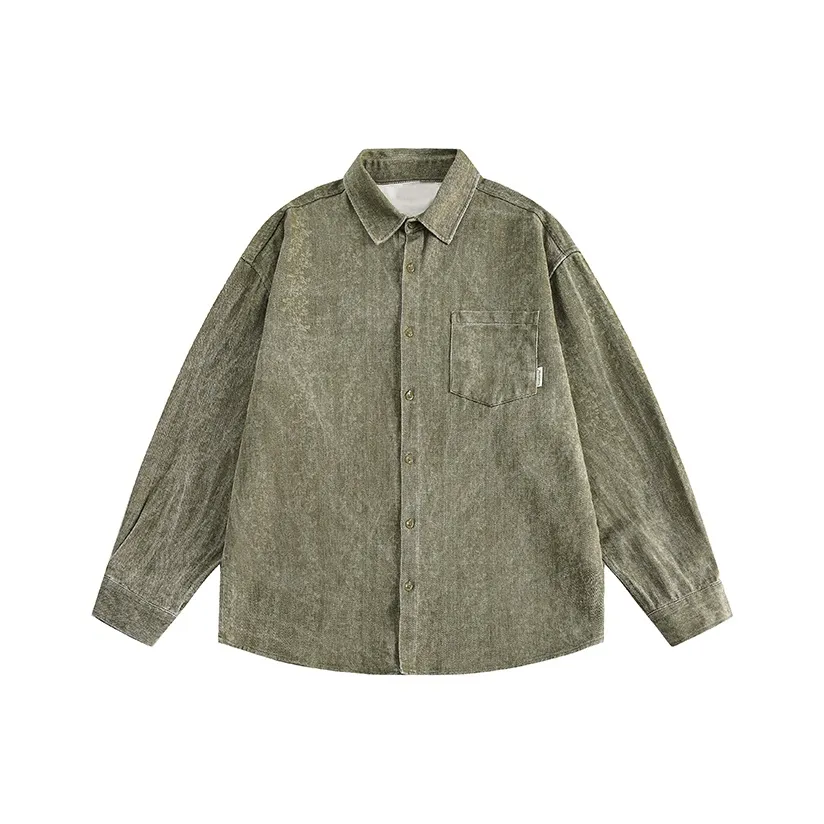 YPUT Зеленая унисекс рубашка