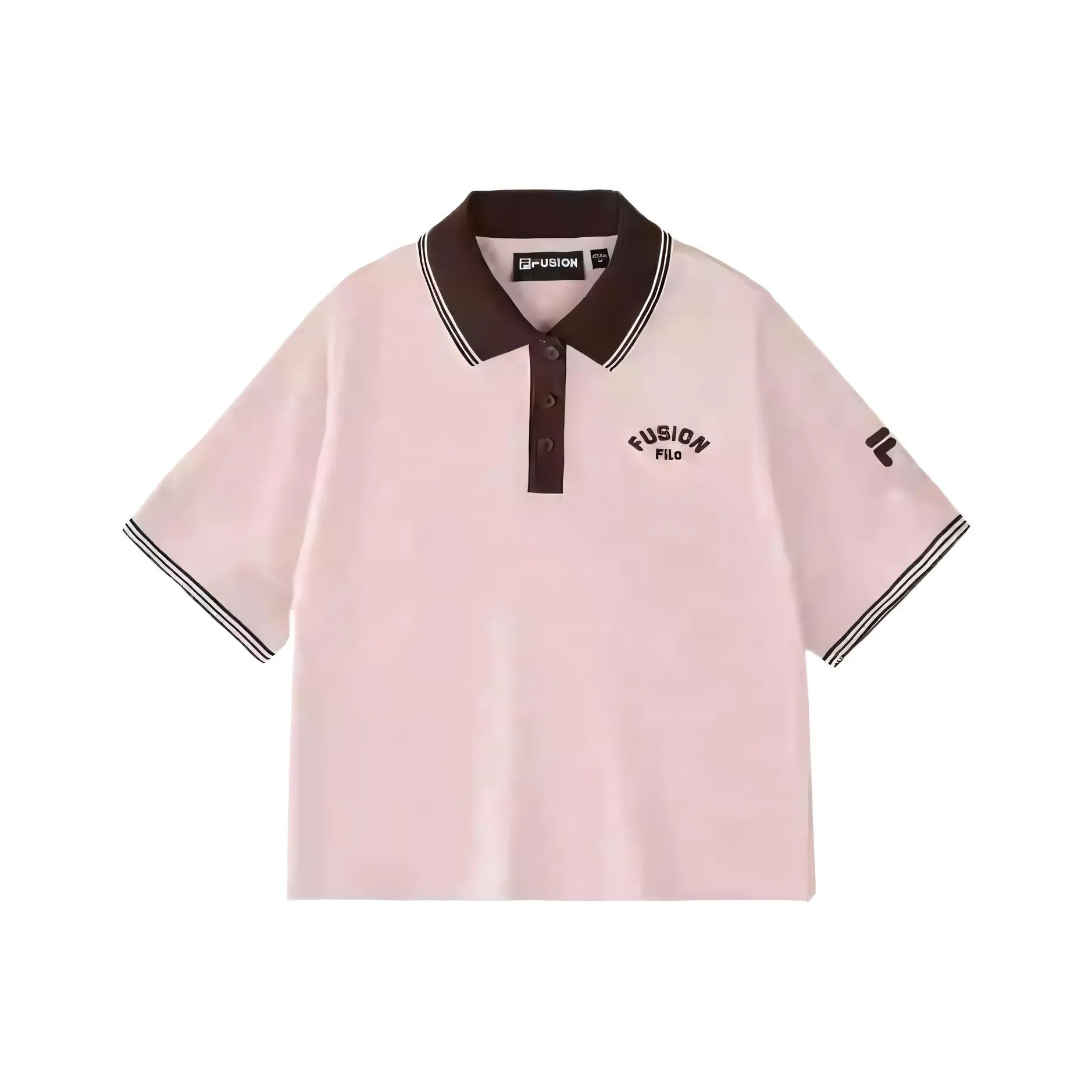 FILA FUSION FOB Поло Женские Оранжевый Серый Розовый