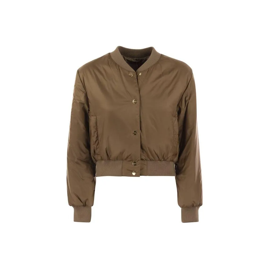 'S MAX MARA Buttoned Long Sleeved Bomber Jacket