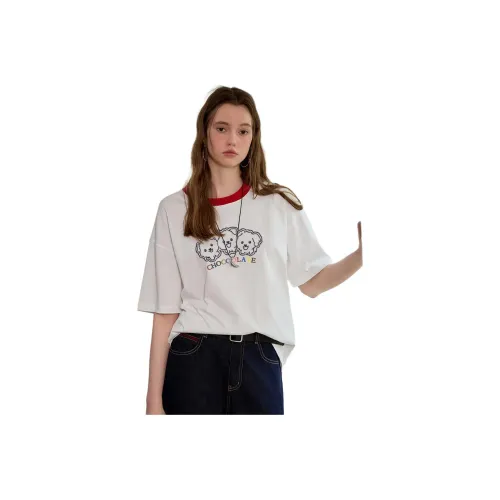 CHOCOOLATE WHX/белый Женские футболки