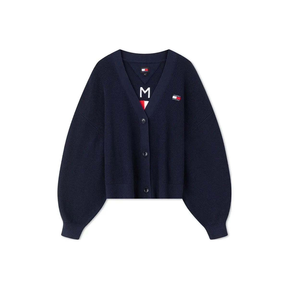 Tommy Hilfiger Knitwear Women's Black White Red Multicolor