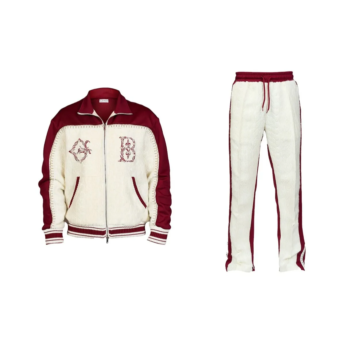 GLACIERBOY AW24 Casual Sportswear Men's Dark Red