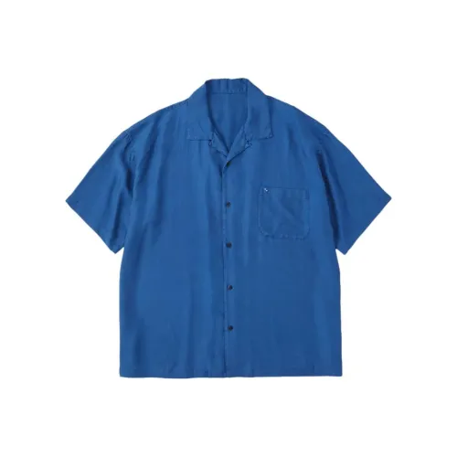 PORTER CLASSIC Индиго Мужские Рубашки