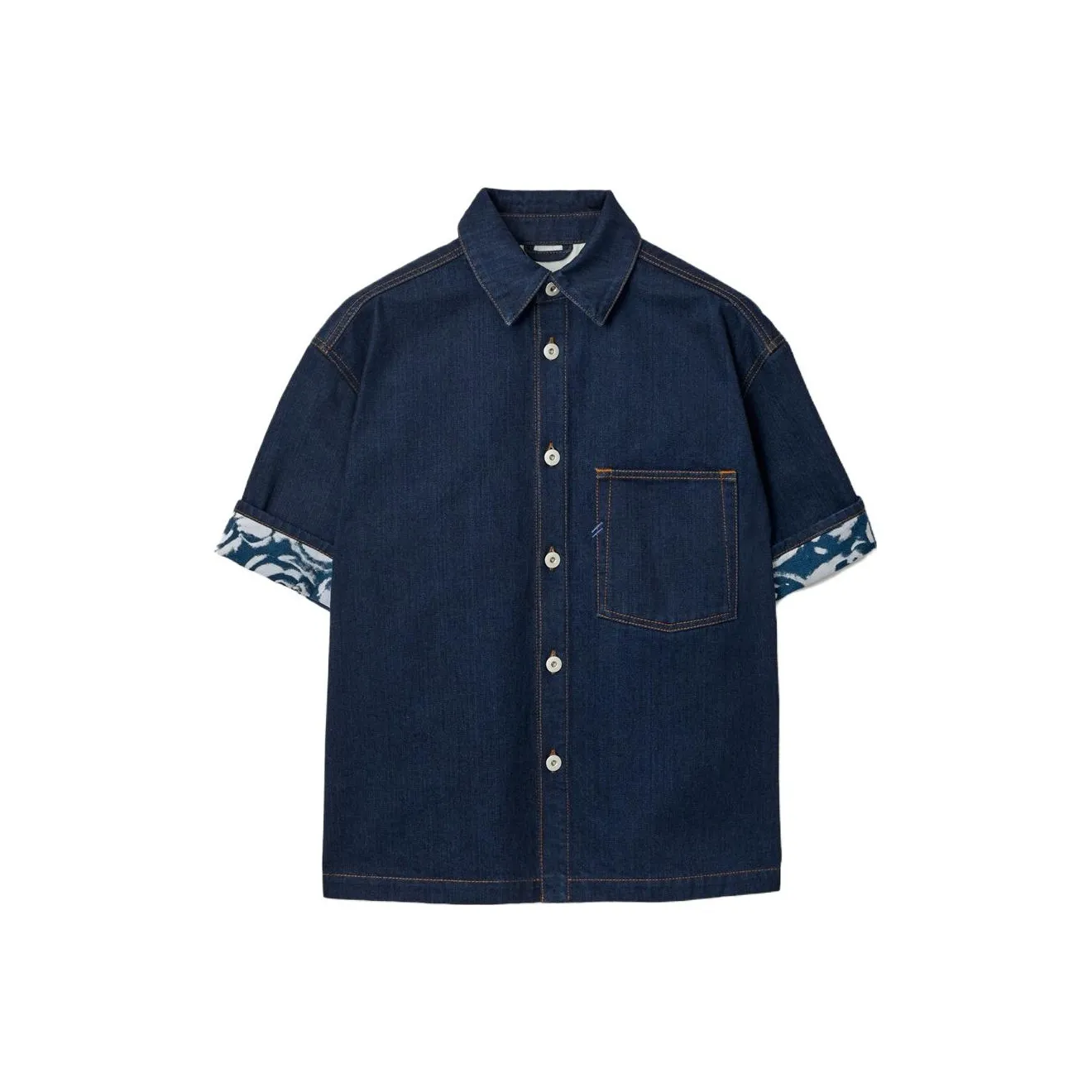 Burberry Heavyweight Logo patch Denim Shirt