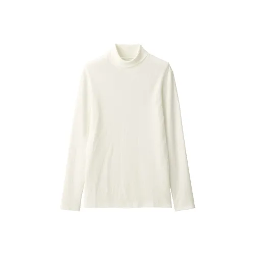 Muji LABO series Экрю Женские Рубашки T