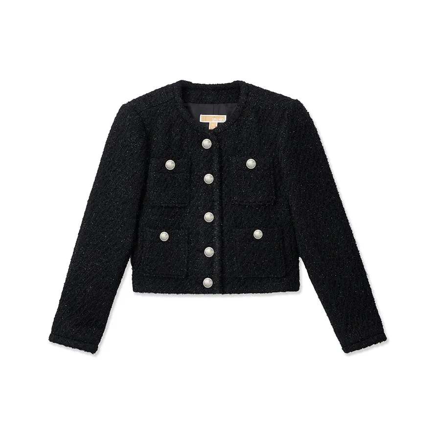 MICHAEL KORS Metallic Tweed Jacket