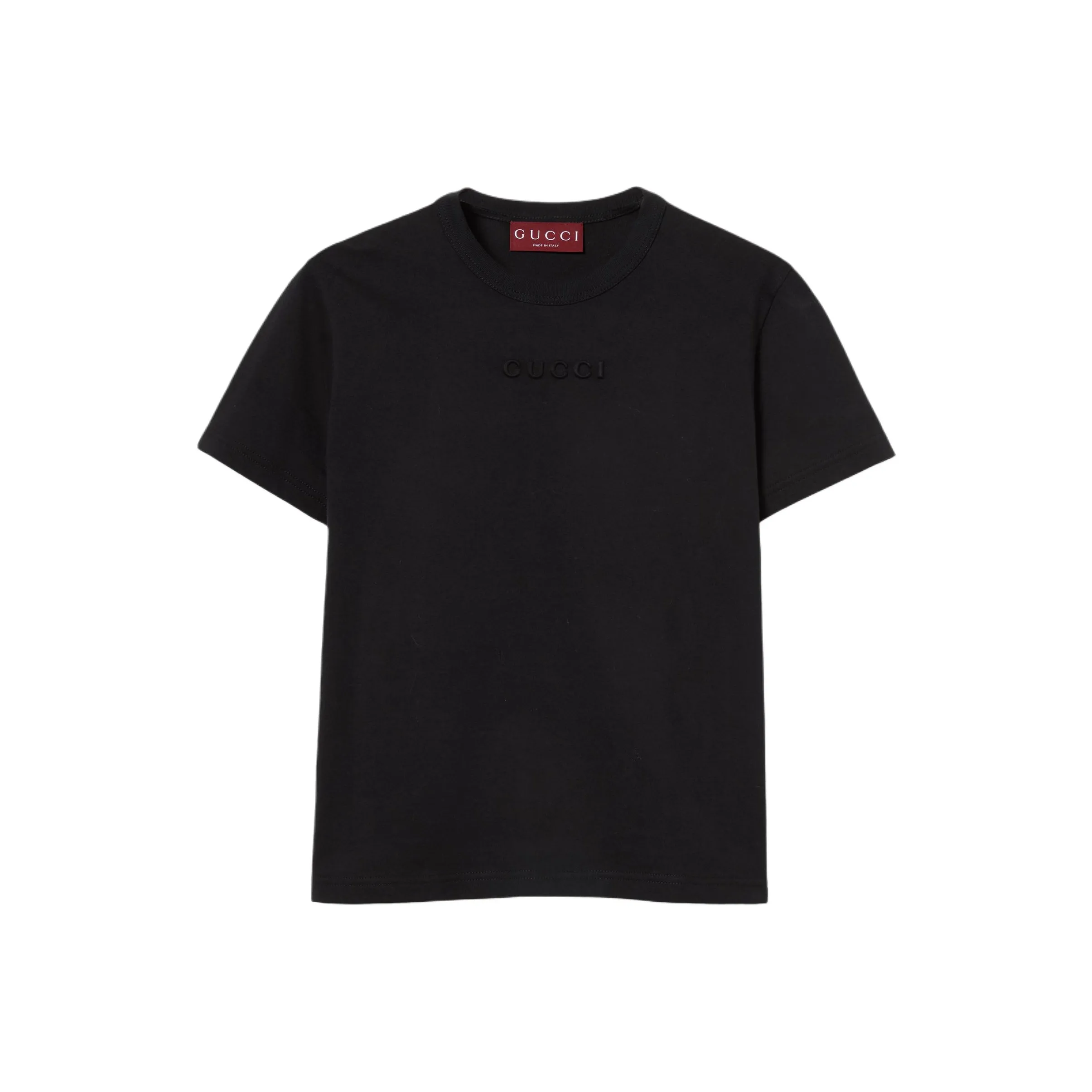 GUCCI Embroidered Cotton Jersey T shirt
